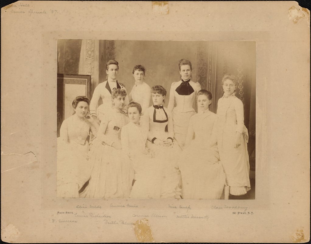 Dana Hall Senior Specials, 1887