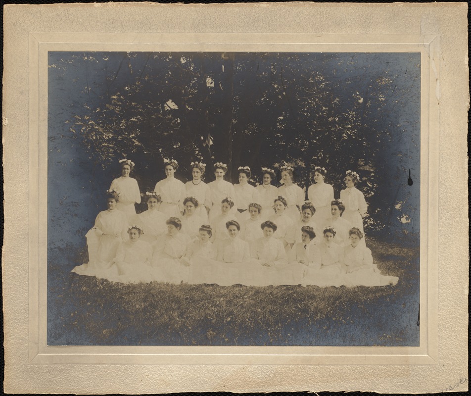 Dana Hall Graduating Class, year unknown c. 1910