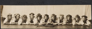 Junior Hockey Team, 1910, on floor