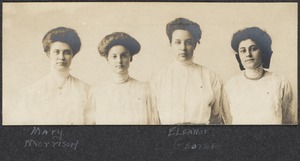 Four students, c. 1908