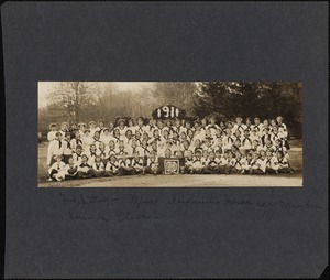 Class of 1911 on Field Day, 1911