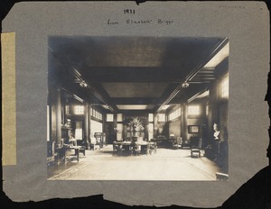 Living Room of Dana Main, c. 1908