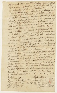 Bill of sale (handwritten); sale of Cow, Loom, and Tobacco by Moses Bissell [?] to William Morton, no date