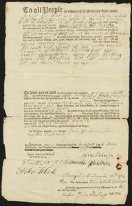 Deed, Joshua Dickinson to Elijah Morton, 1782