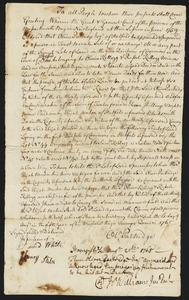 Deed, Oliver Partridge to Elijah Morton, 1765