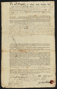 Deed, Joshua Belding to Jonathan Morton, 1769