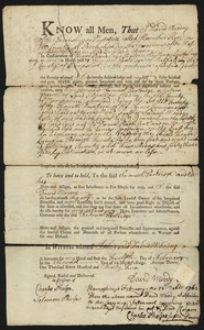 Deed, David Moody of Berkshire County to Samuel Partridge, 1762