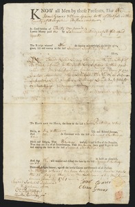 Deed, Israel and Oliver Graves to Samuel Partridge, 1761