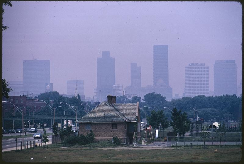 Smog from Columbia Circle