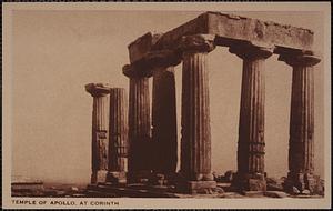 Temple of Apollo, at Corinth
