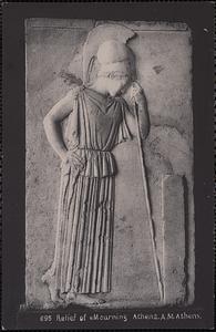 695 relief of mourning Athena. A. M. Athens