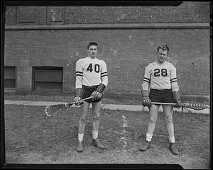 Lacrosse '42, Harold Snedeker and Arthur Disque