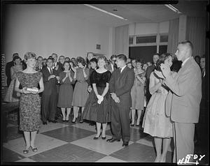 Group at fall 1960 homecoming