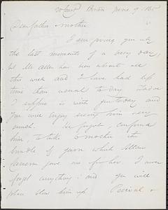Letter from John D. Long to Zadoc Long and Julia D. Long, June 9, 1865