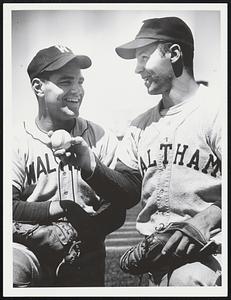 Waltham. Ray Vitale, Catcher. Larry Zeno, pitcher