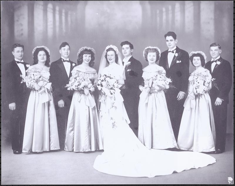 Wedding of Fay and Betty (Rodovich) Bardwell