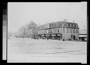 Main Street, west side, looking south