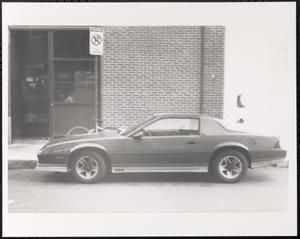 Car in a no-parking zone