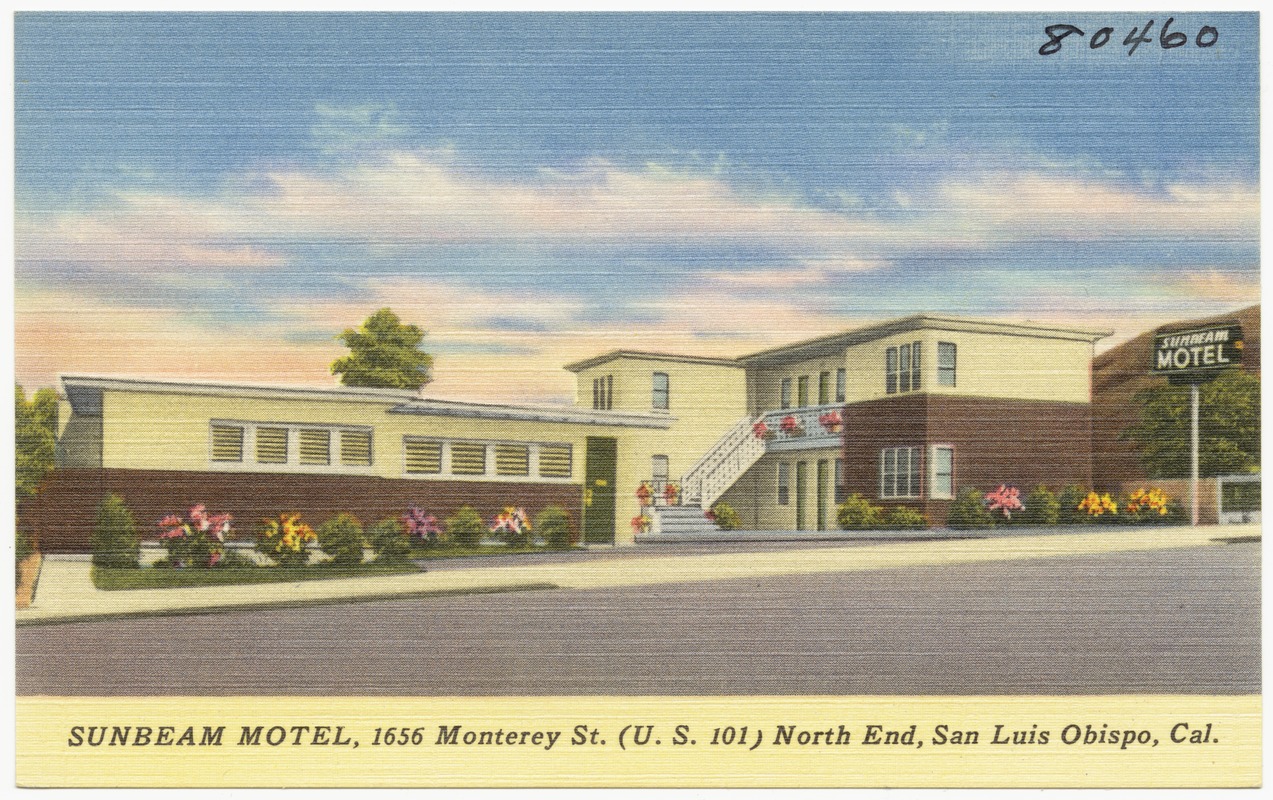 Sunbeam Motel, 1656 Monterey St. (U. S. 101), North End, San Luis Obispo, Calif.