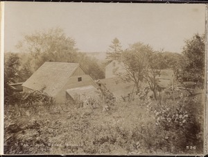 Wachusett Reservoir, Doctor Joel Boyer's house, on east side of North Main Street, from the northeast, Oakdale, West Boylston, Mass., Jul. 23, 1896