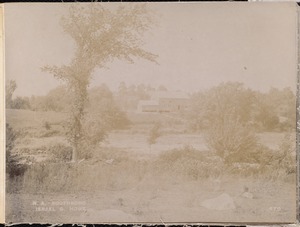Wachusett Aqueduct, Israel G. Howe's house and barn, from the south (sheet No. 11), Southborough, Mass., Aug. 4, 1896