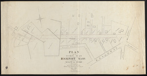 Plan of a town way in Rockport, Mass., from Main to High Street as laid out by the county commissioners
