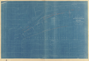Plan of a portion of Mt. Pleasant St. in the Town of Rockport showing proposed alterations
