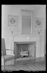 Pingree House, interior, fireplace