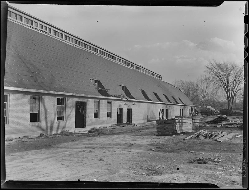 West side of the Memorial Field House Digital Commonwealth