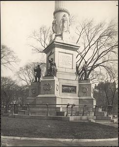 Soldiers & Sailors Monument, base detail, Boston Common
