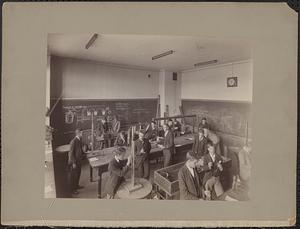 Boston Latin School, interior, Classroom Photo, Warren Avenue Physics Laboratory (?)