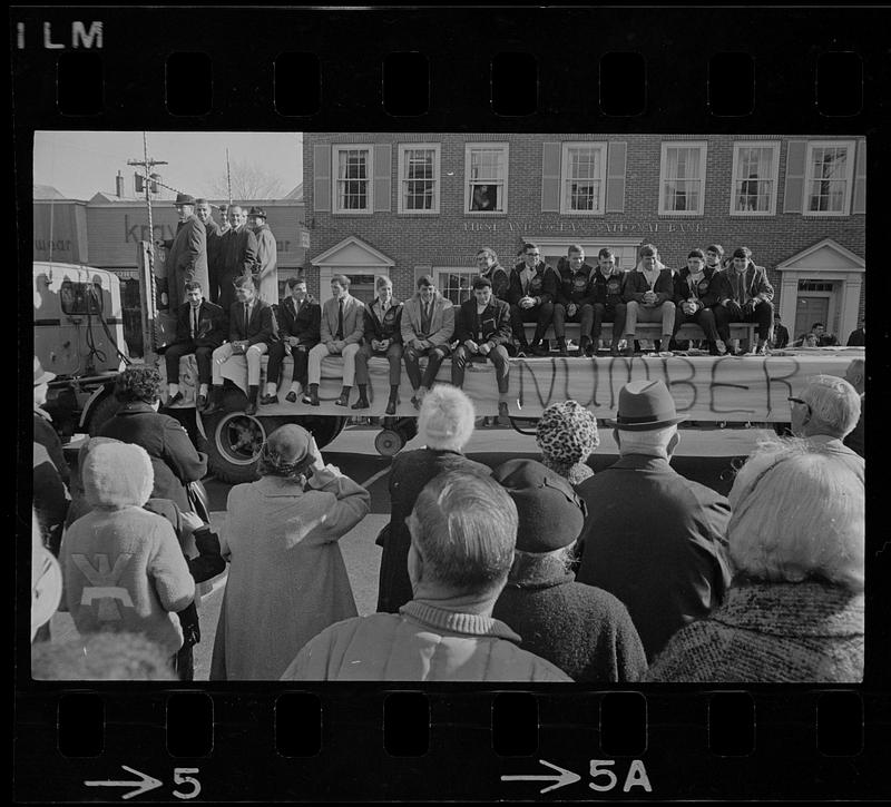 Football rally downtown NBPT