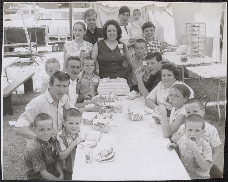 Essex County's largest family lives it up