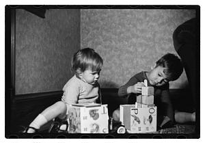 Children playing with toys
