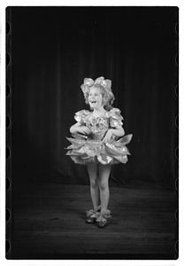 Girl dancer in costume