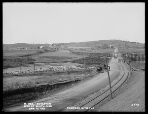 Wachusett Reservoir, site of South Dike, north end (compare with No. 741), Boylston, Mass., Apr. 12, 1901