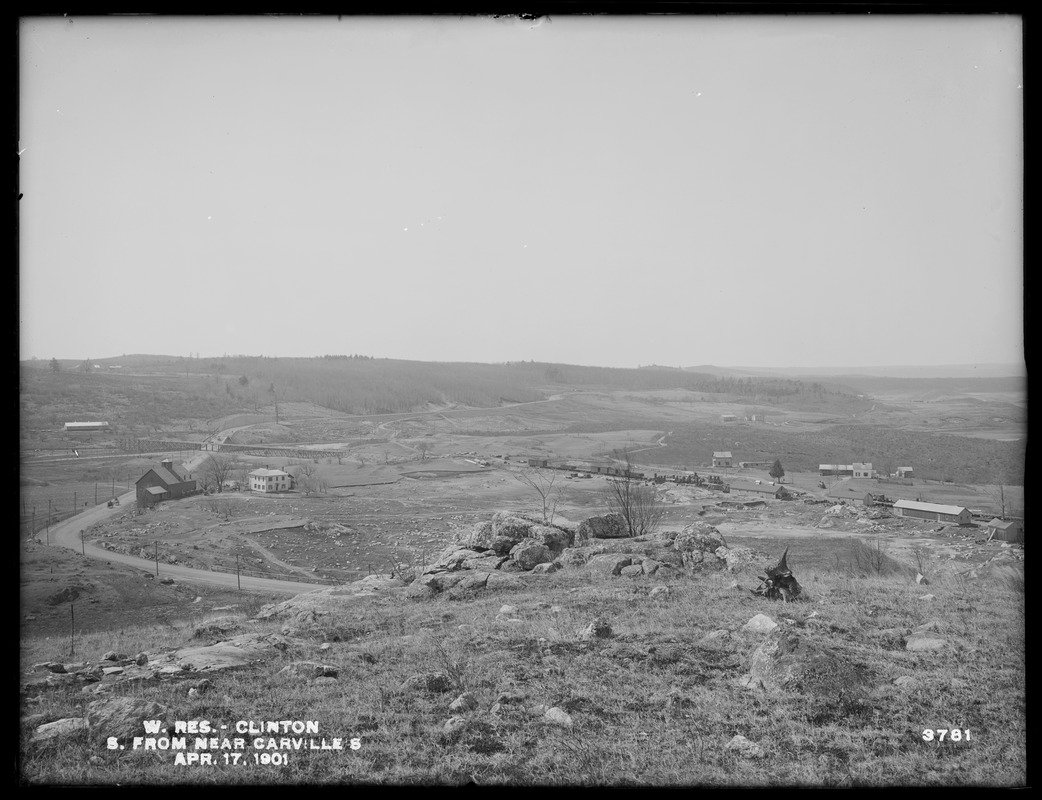 Wachusett Reservoir, south from near Carville's, Clinton, Mass., Apr. 17, 1901