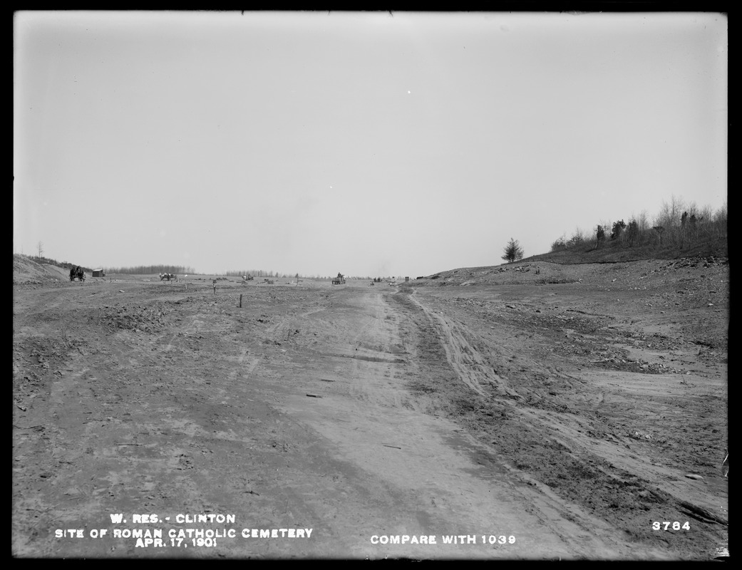 Wachusett Reservoir, site of Roman Catholic Cemetery, (compare with No. 1039), Clinton, Mass., Apr. 17, 1901