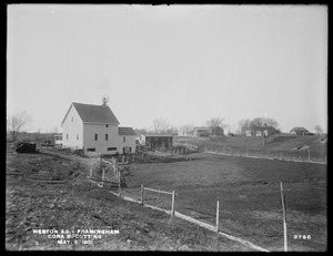 Weston Aqueduct, Cora B. Cutting's property, looking northerly, Framingham, Mass., May 6, 1901