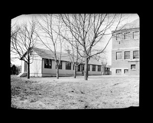 Portable school building, Massachusetts Fields School