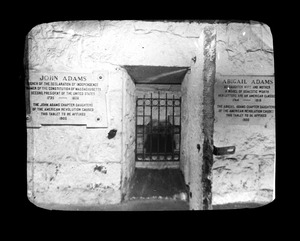 Presidents Crypt, First Parish Church
