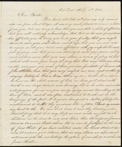 Letter to his brother William, 2/1/1833
