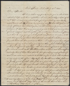 Letter to his brother William, 7/15/1835