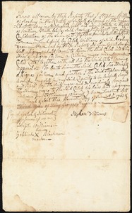 Bill of sale for a slave