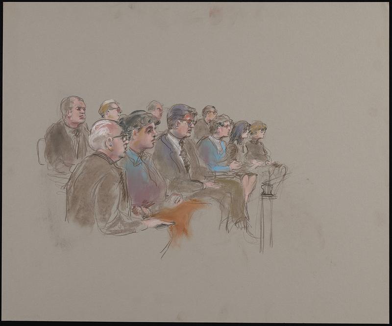 Courtroom scene