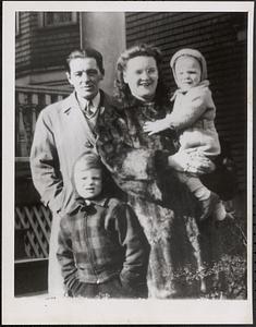Mr. & Mrs. John Kelly with John & Richard, children