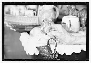 Mrs. Lue Stuart Wadsworth, collector of rare pitchers