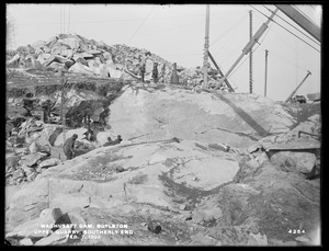 Wachusett Dam, upper quarry, southerly end, Boylston, Mass., Feb. 7, 1902