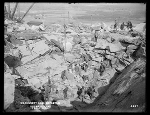 Wachusett Dam, upper quarry, Boylston, Mass., Feb. 7, 1902
