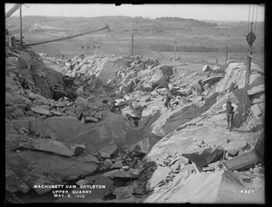 Wachusett Dam, upper quarry, Boylston, Mass., May 2, 1902